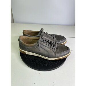 Cole Haan Shoes Mens 9.5 M Vartan Sneakers Gray Leather Lace Up Low Top C21802